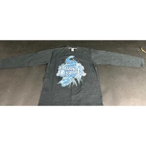 Phys Sci T-Shirt Men's Small Cotton Long Sleeve Graphic Mountain Crew